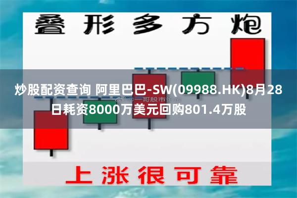 炒股配资查询 阿里巴巴-SW(09988.HK)8月28日耗资8000万美元回购801.4万股