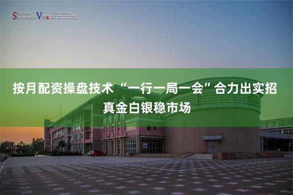 按月配资操盘技术 “一行一局一会”合力出实招 真金白银稳市场