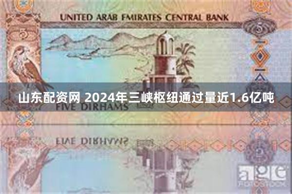 山东配资网 2024年三峡枢纽通过量近1.6亿吨